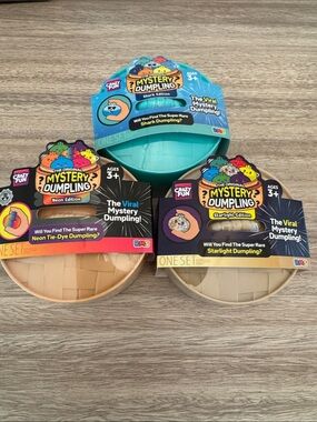 Mystery Dumpling Starlight, Shark & Neon Edition. Set of 3. NEW